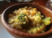 Una foto de risoto brocoli