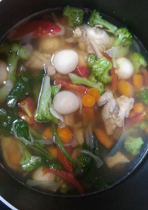 Foto resep Sup kimlo brokoli ayam