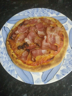 Una foto de Pizza casera