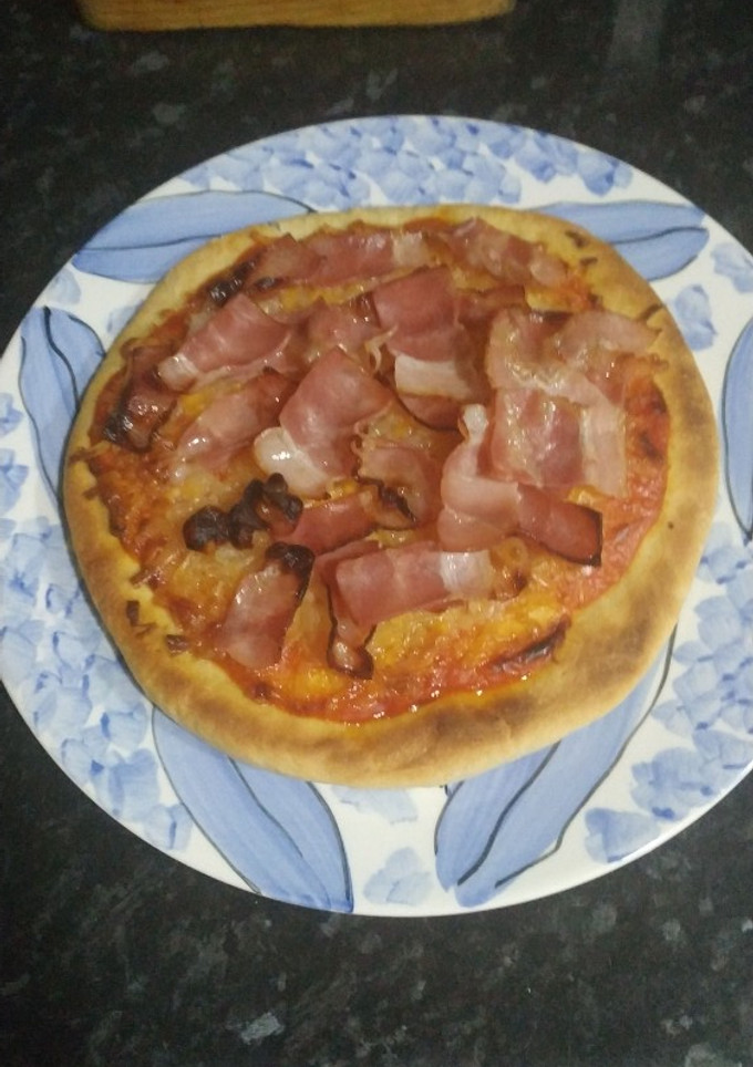 Una foto de Pizza casera