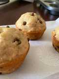 Cupcakes de banana con chips de chocolate🍌🍫