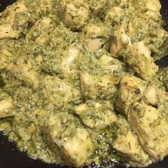 A picture of Chicken masala malai boti.
