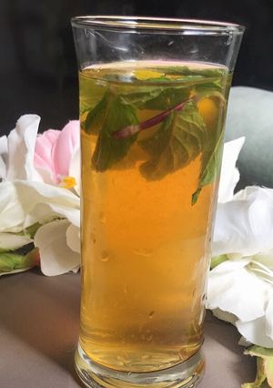 صورة لوصفة عصير التفاح المنعش مع الليمون 🍹☀️