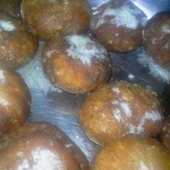 A picture of Badhusha-Diwali sweet.
