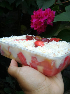 Foto resep Cream salad buah ekonomis