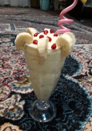 عکسی از دستور دسر موزی