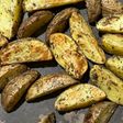 Garlic Herb Potato Wedges