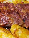 Costelinha Assada com Batatas