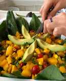 Ensalada de aguacate con mango 🥭 🥑