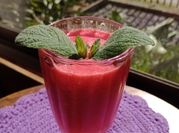 Una foto de jugo berries