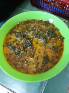 Foto resep Daun singkong tumbuk