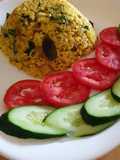 Garlic masala rice