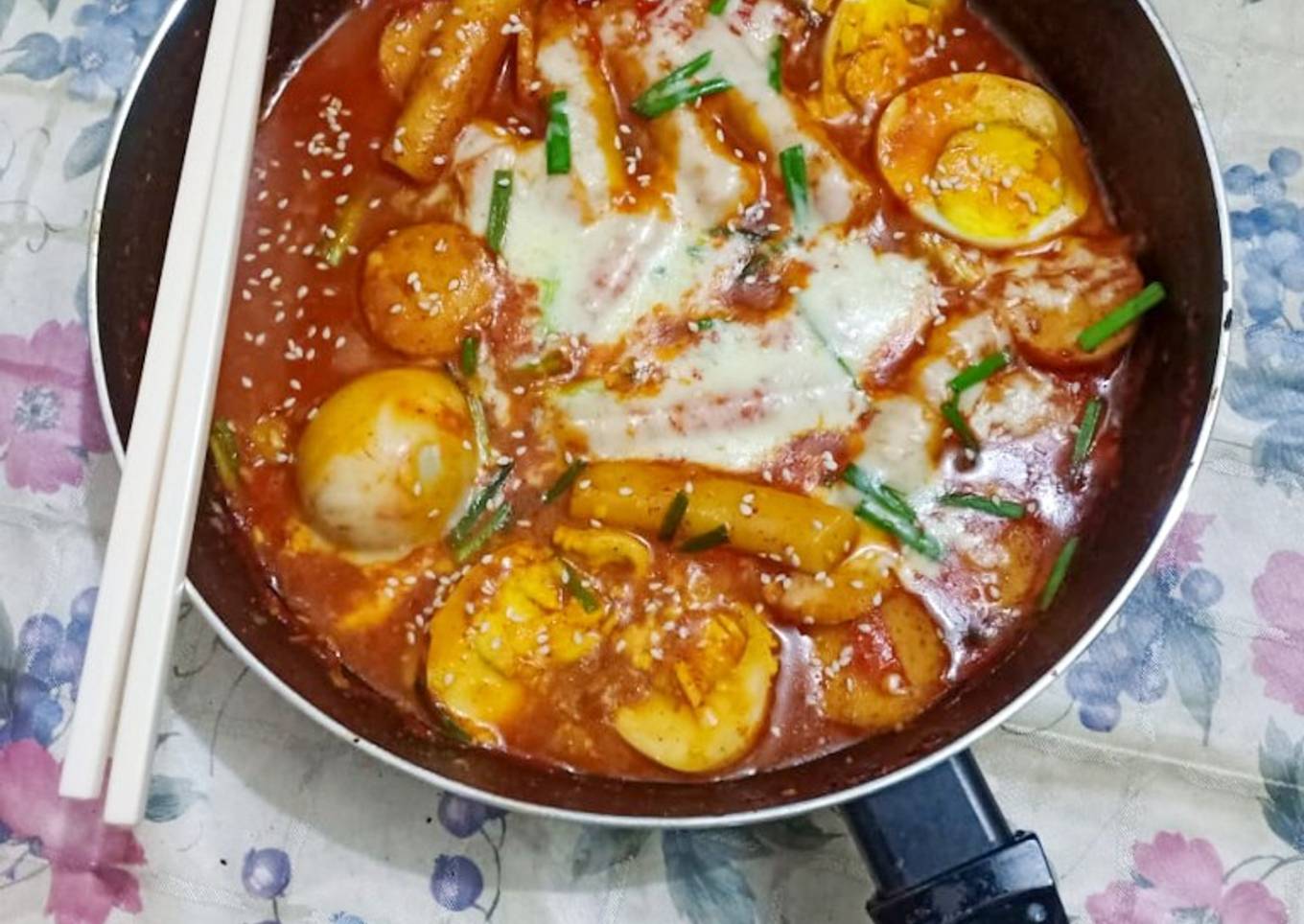 Cheese tteokbokki