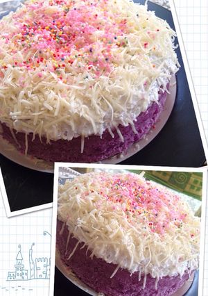 Foto resep 🌸 Taro Cake 🌸