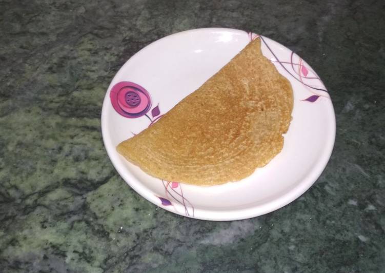 Easiest Way to Make Homemade Healthy and Sweet wheat flour dosa