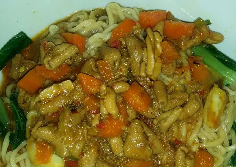 Resep Mie ayam usus home made Anti Gagal