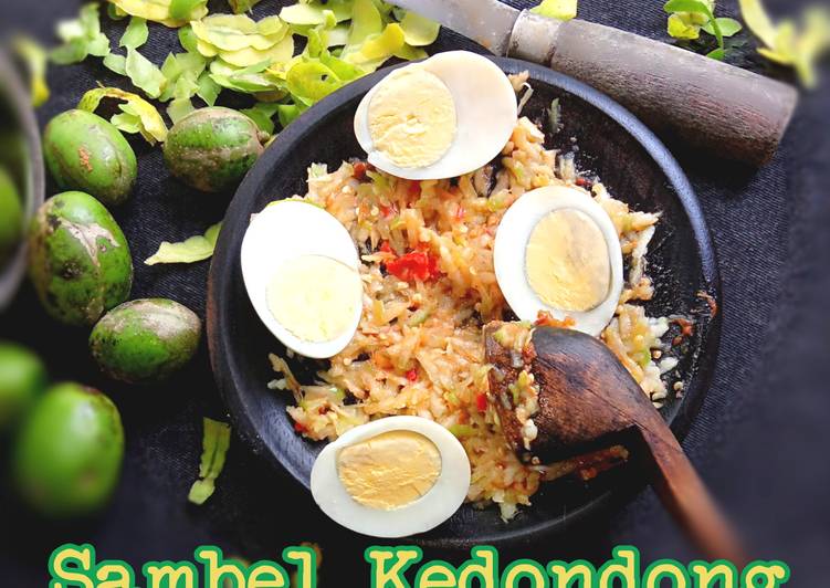Sambel Kedondong (Sebagai Pelengkap Telur Rebus)