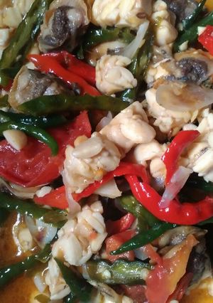 Foto resep Tumis kerang dan tempe