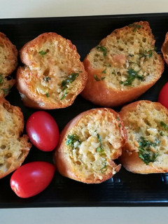 Una foto de Pan de ajo
