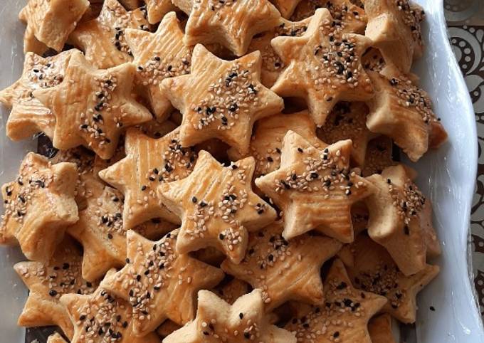 Recipe of Homemade Salted cookies/vileja va chumvi