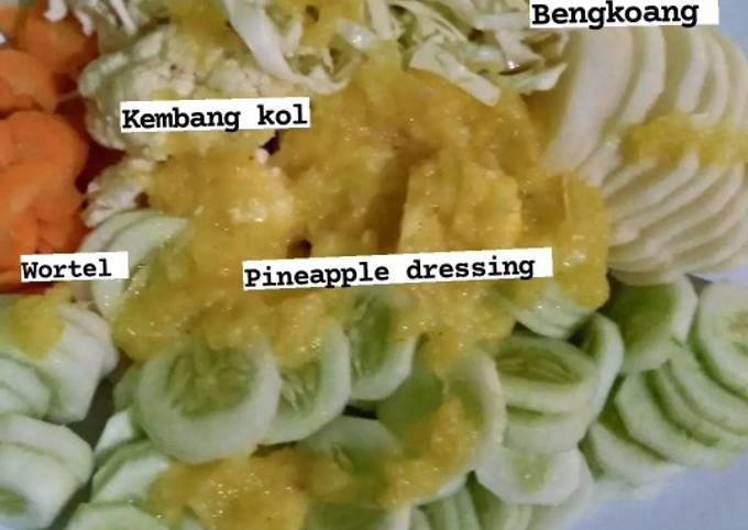 Wajib coba! Cara praktis bikin Salad dressing nanas yang sesuai selera