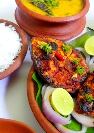 A picture of Anjal Fish Fry.