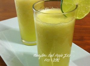 Foto resep Honeydew and Apple Juice