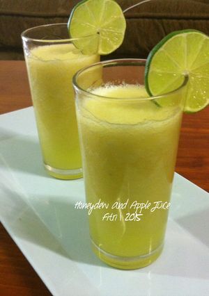 Foto resep Honeydew and Apple Juice