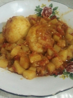 Foto resep Sambel goreng kentang telur
