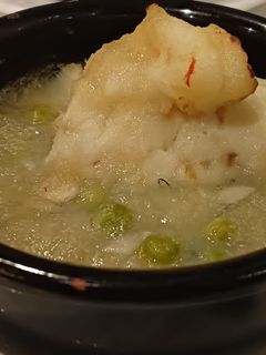 Una foto de Merluza en salsa a la vasca