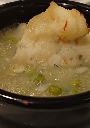 Una foto de Merluza en salsa a la vasca