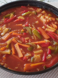 Édes-savanyú mártás #gluténmentes recept fotója