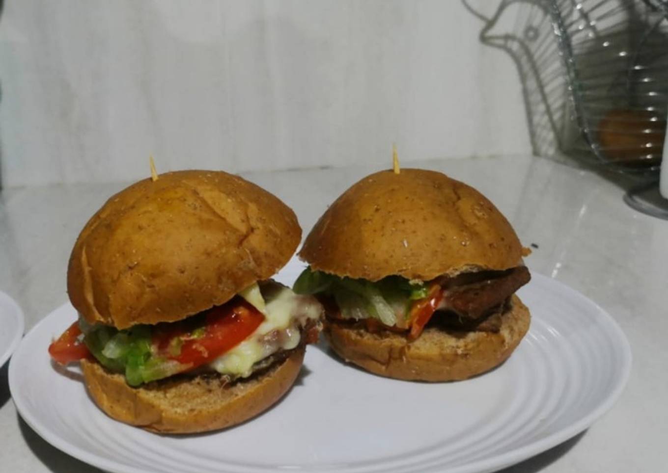 Mini hamburguesas saludables