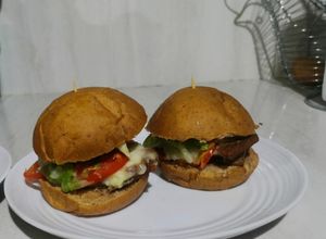 Una foto de Mini hamburguesas saludables