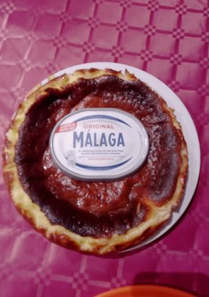 Una foto de Tarta de queso al horno (sin gluten)