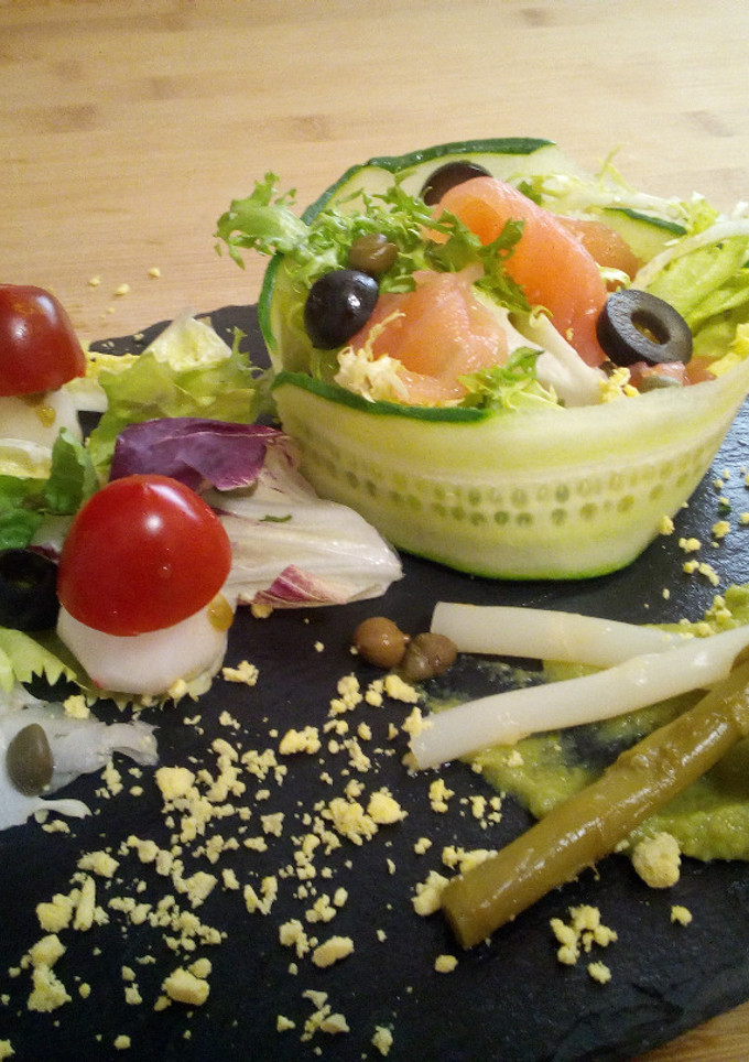 Una foto de Ensalada original