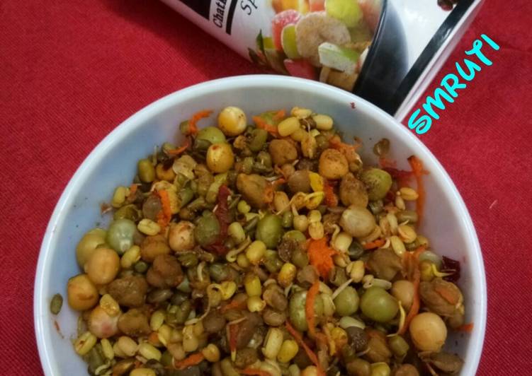 Steps to Make Homemade Sprouts Salad