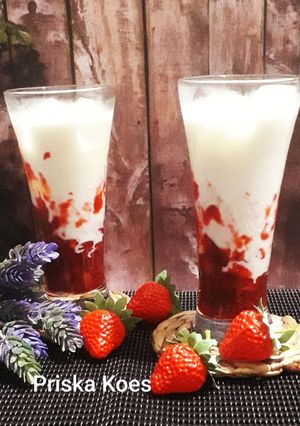 Foto resep Korean Fresh Strawberry Milk