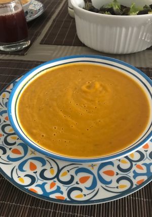 Una foto de Crema de zapallo 😋