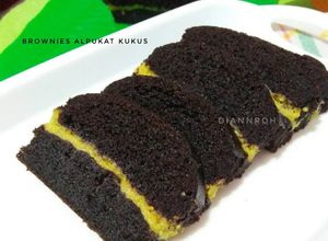 Foto resep Brownies Alpukat🥑 (kukus) #BrowniesAlpukat