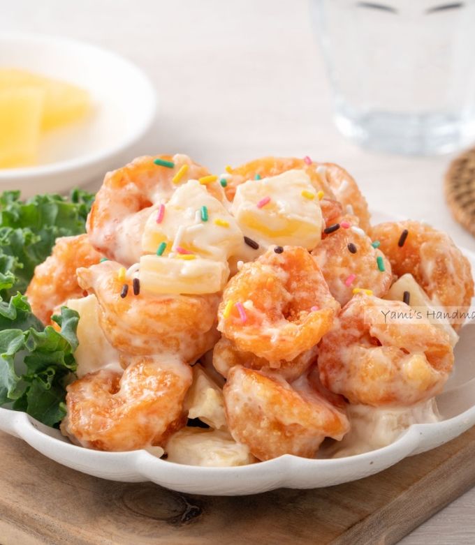 A picture of Pineapple Shrimp Balls.