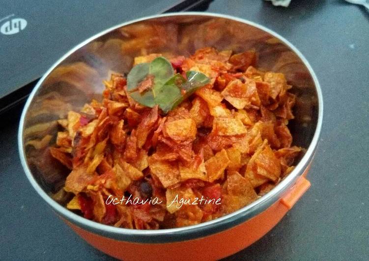 Resep Kering Kentang Sambalado Anti Gagal