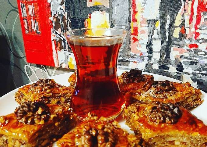 Пахлава из теста фило