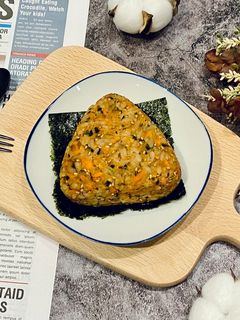 鮭魚烤飯糰 的食譜成品照片