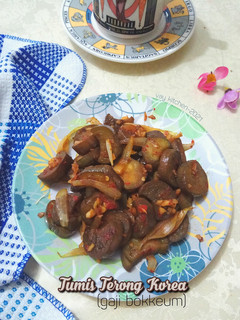 Foto resep Tumis Terong ala Korea (gaji bokkeum)