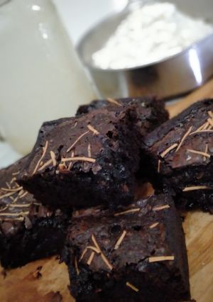 Foto resep Brownis panggang (fudgy brownies)