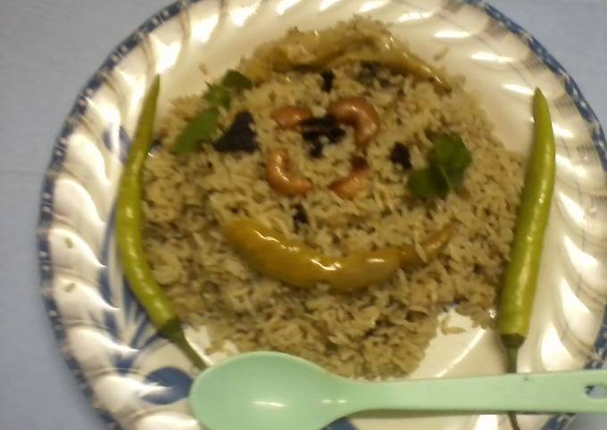 Steps to Prepare Perfect Pudhina rice