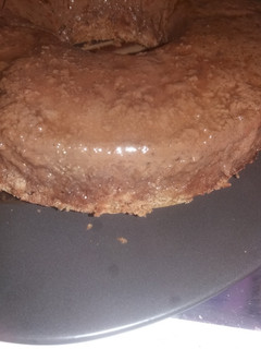 Una foto de Chocoflan