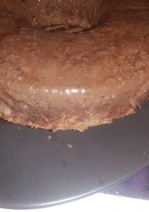Una foto de Chocoflan
