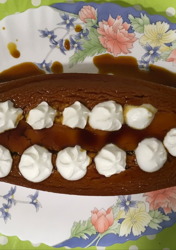 Una foto de Flan de queso Ligth